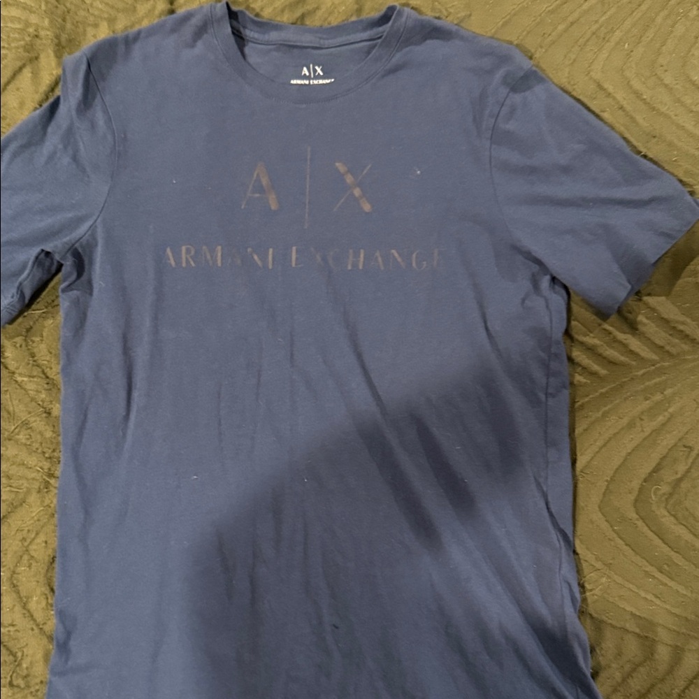 Used Armani Exchange Navy Tee for Men